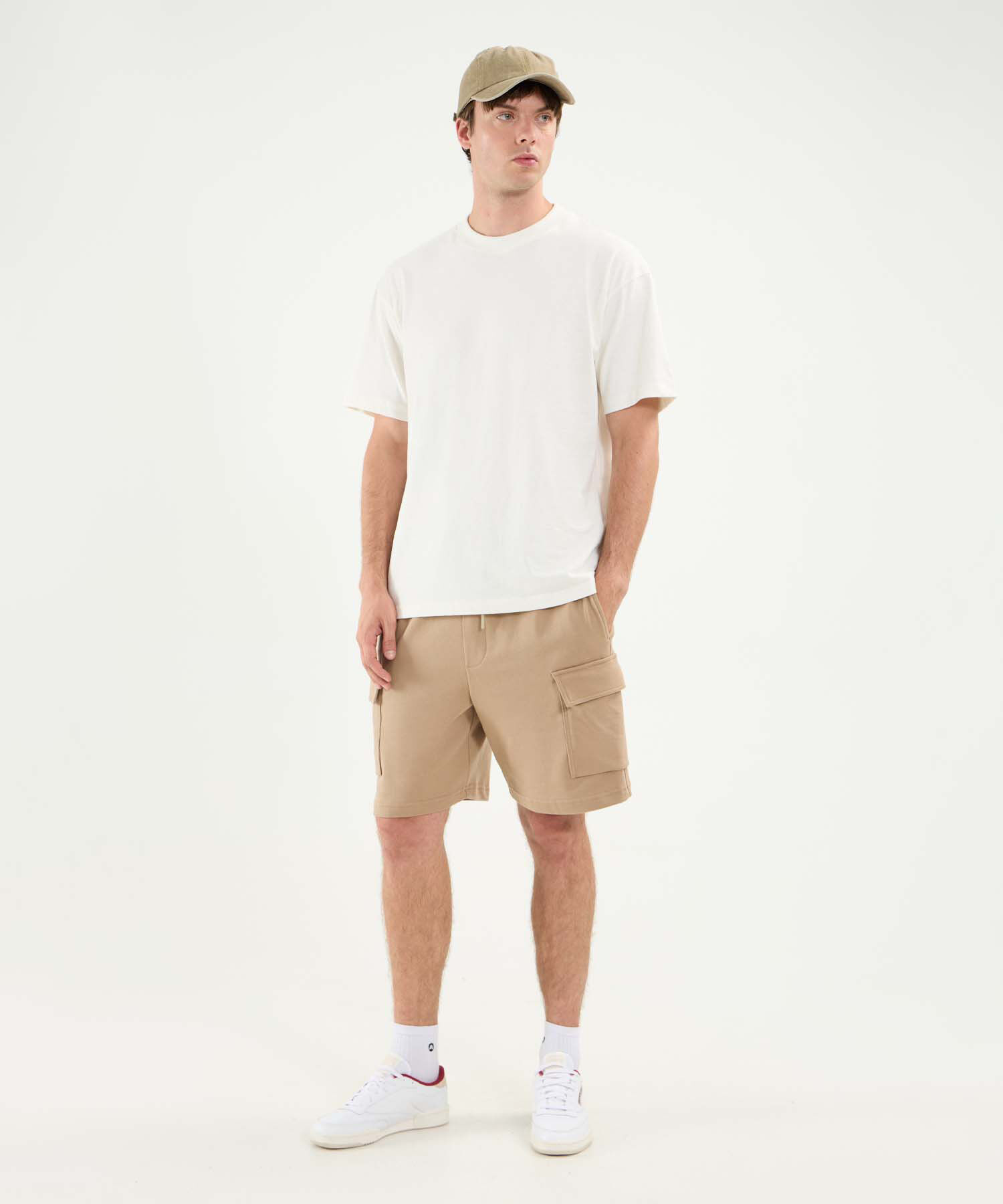 Bermuda Para Hombre Beige