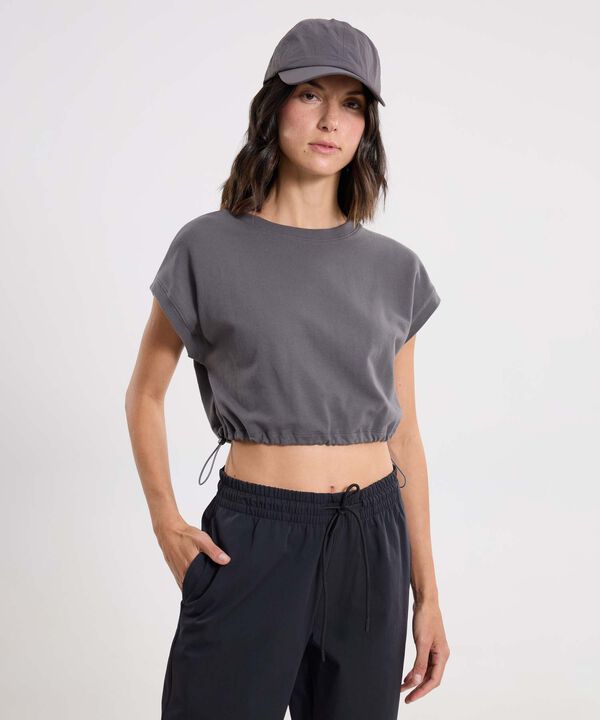 Camiseta Para Mujer Gris image number null