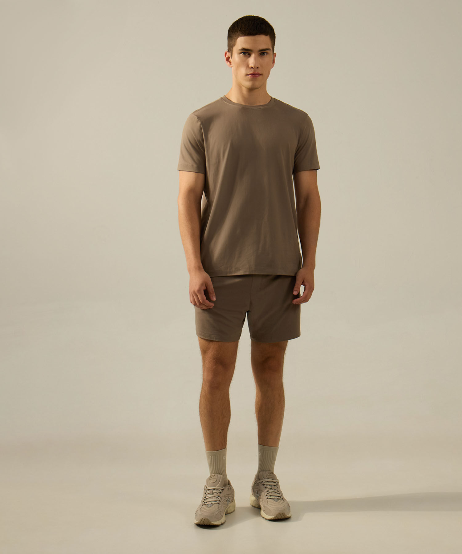 Camiseta Para Hombre Cafe