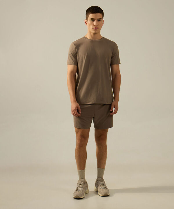 Camiseta Para Hombre Cafe image number null