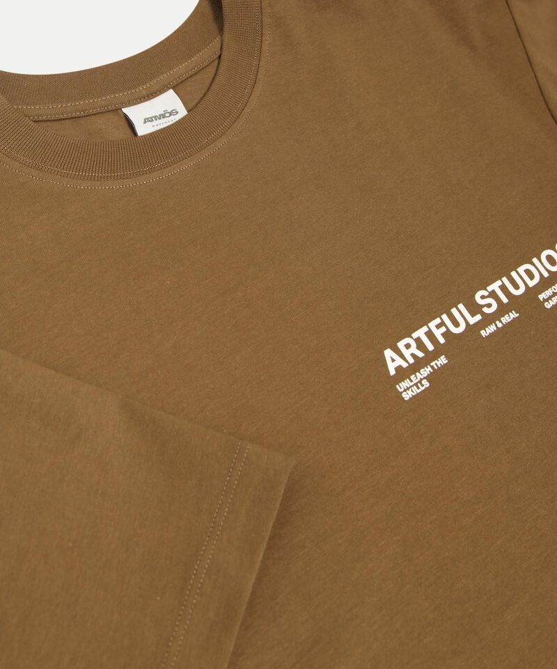 Camiseta Para Hombre Cafe