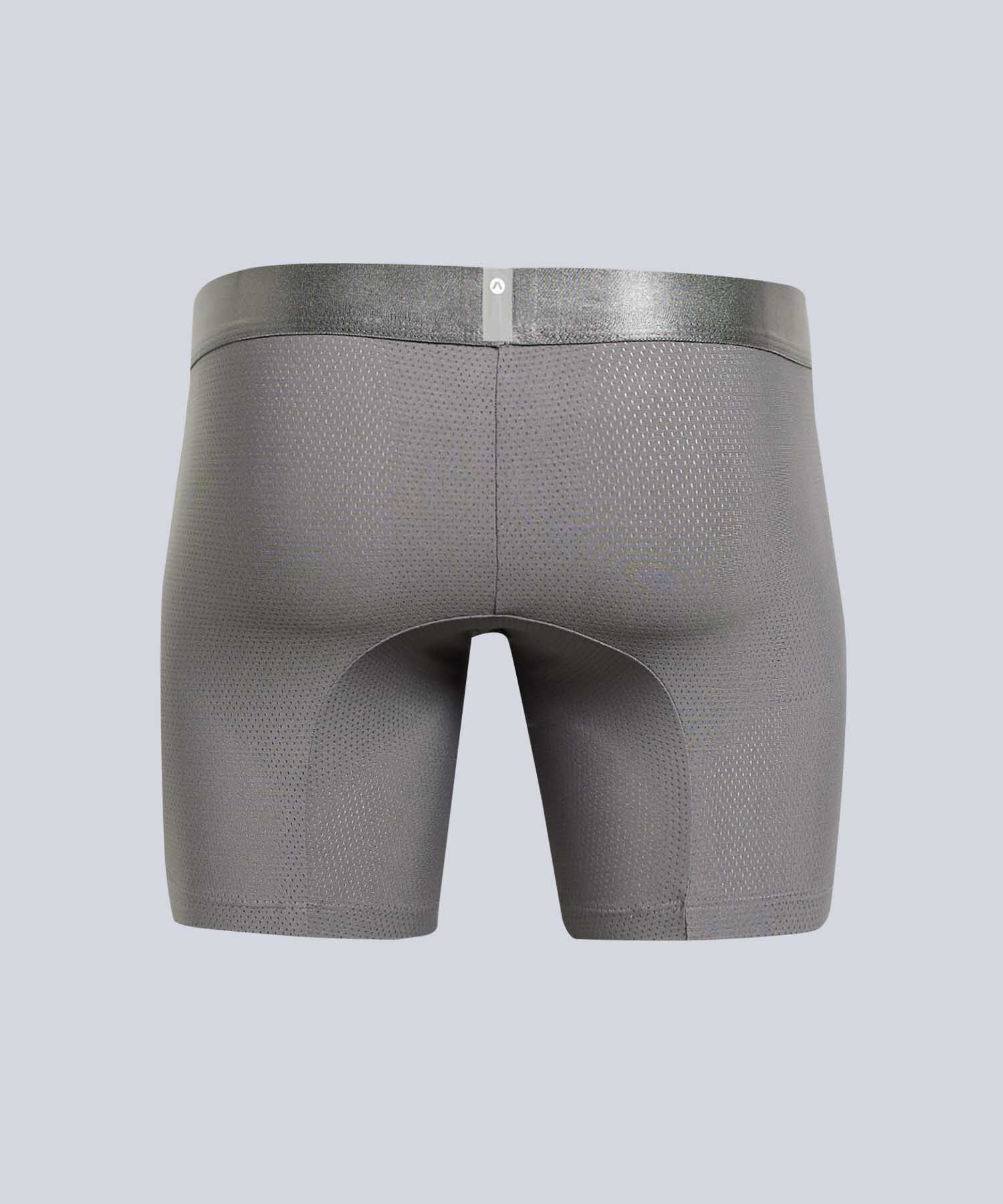 Boxer Para Hombre Gris