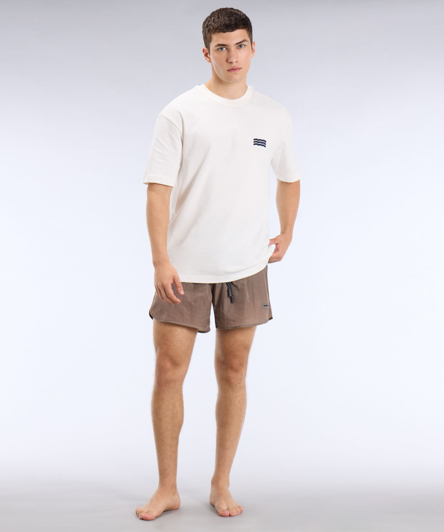 Pantaloneta Para Hombre CafeOscuro