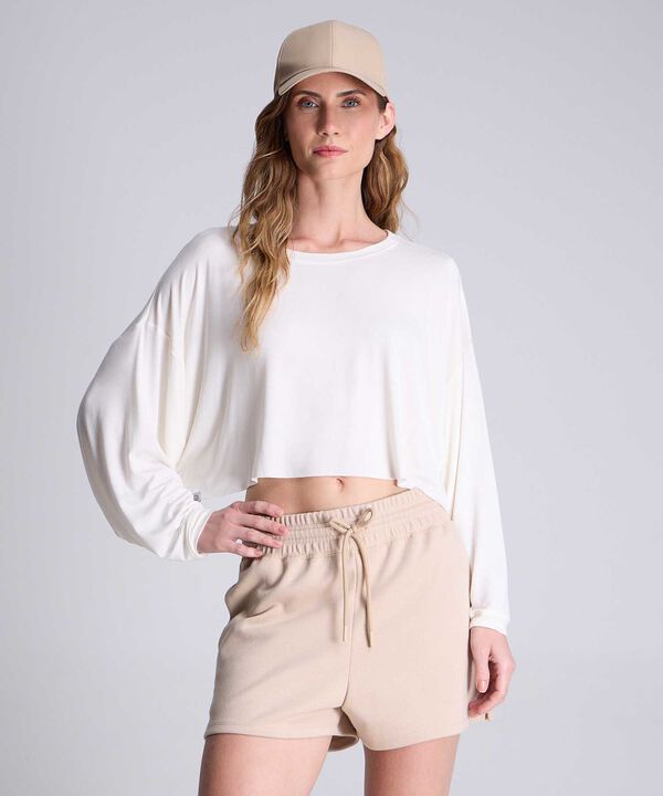 Camiseta Para Mujer Marfil image number null