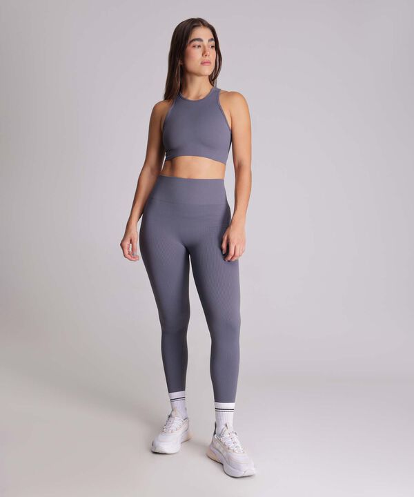 Leggins Para Mujer GrisOscuro image number null