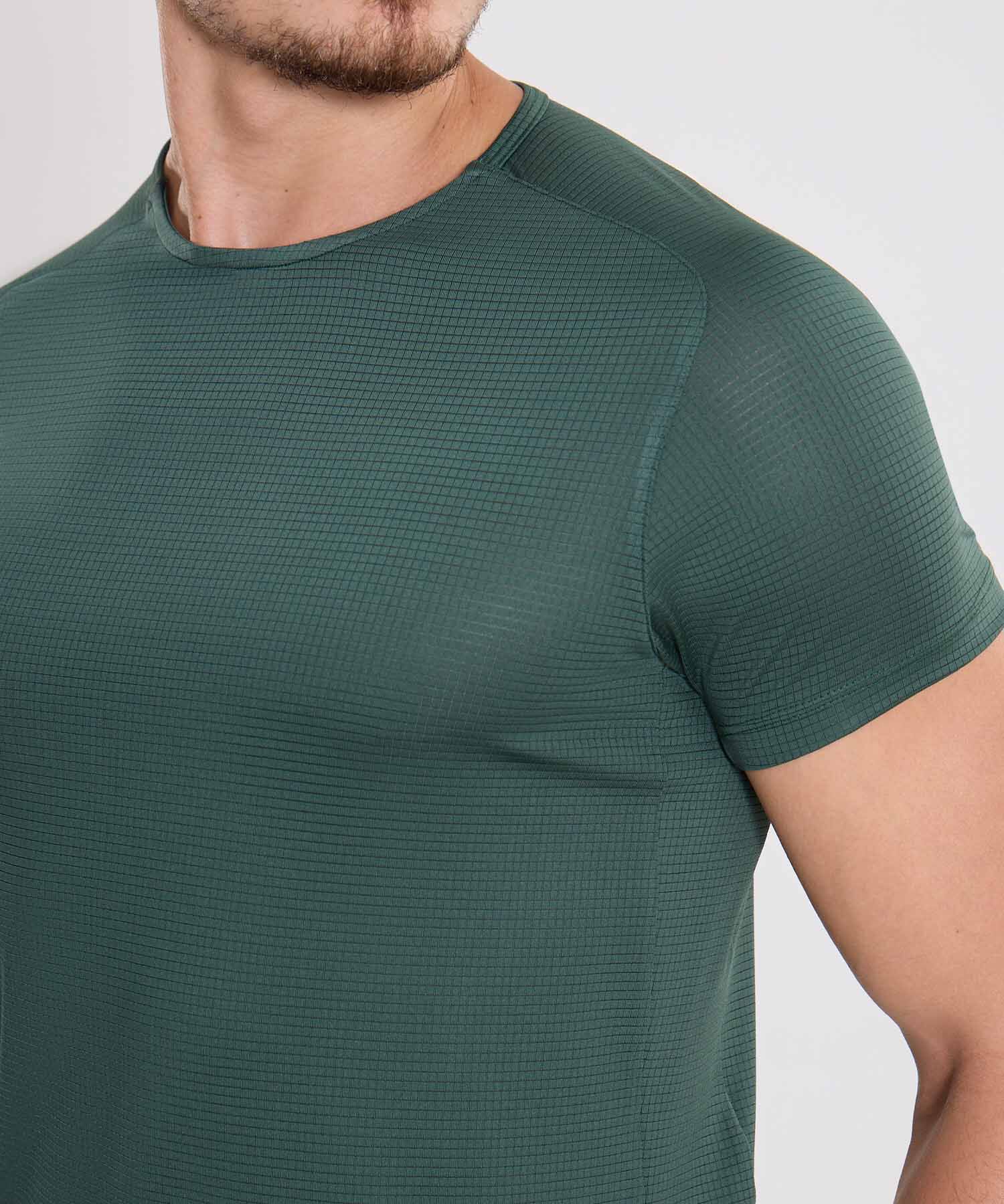 Camiseta Para Hombre Verde