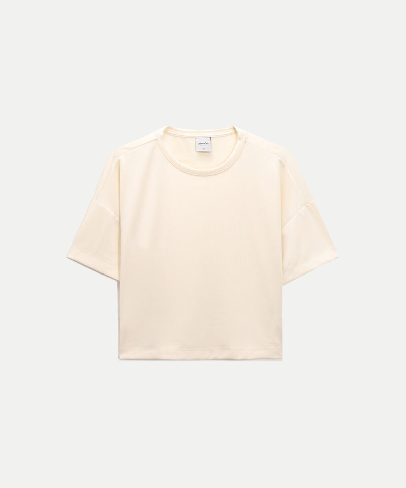 Camiseta Para Mujer Crema