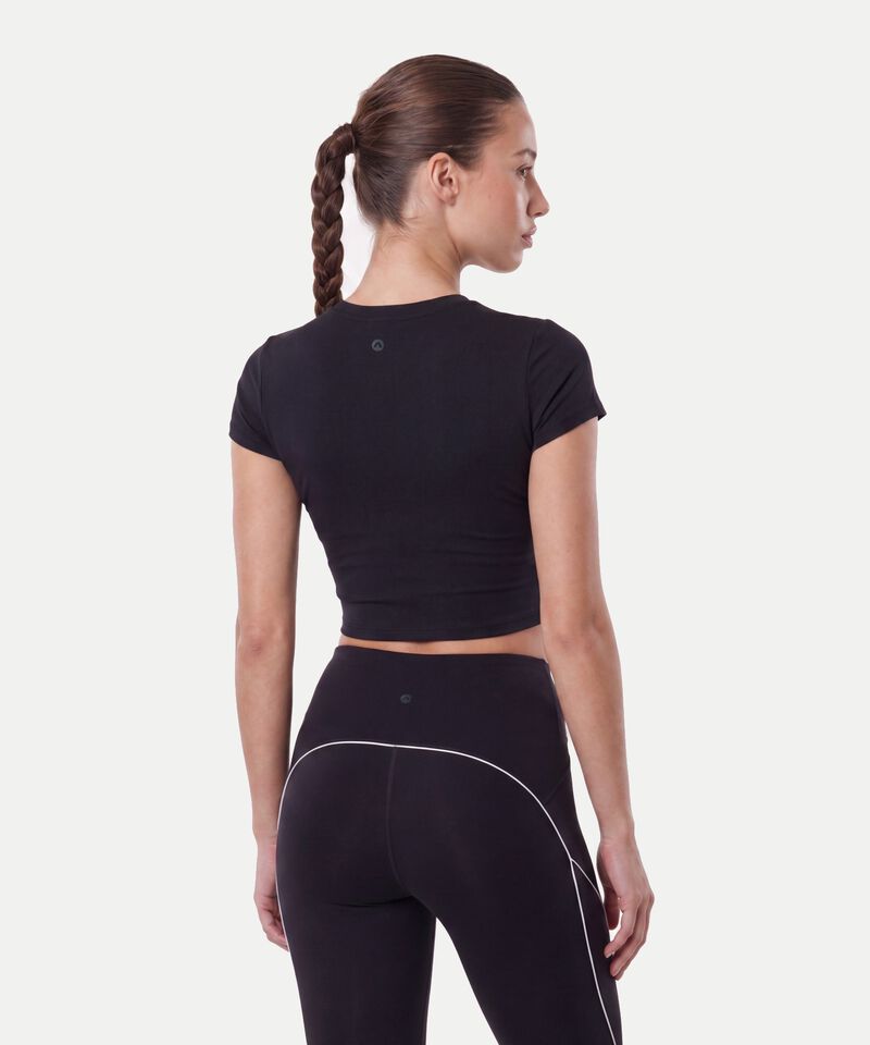 Camiseta Para Mujer Negro