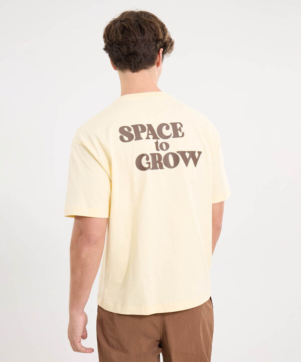 Camiseta Para Hombre Crema