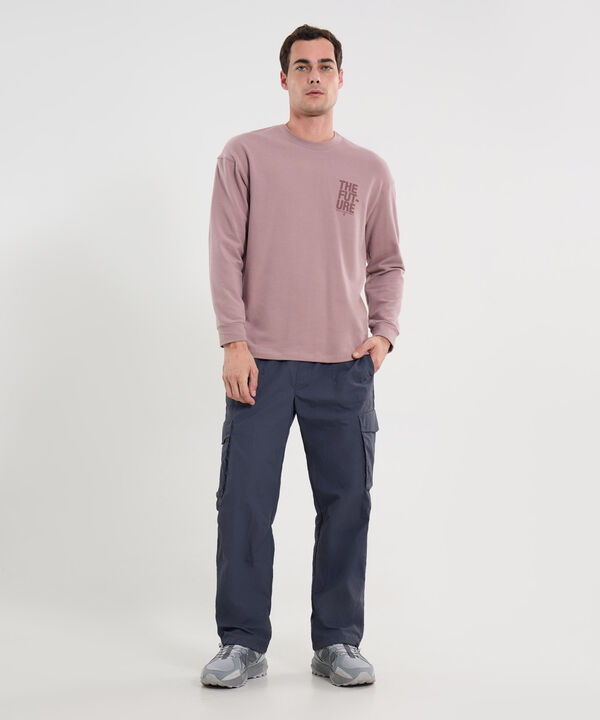 Camiseta Para Hombre Rosado image number null
