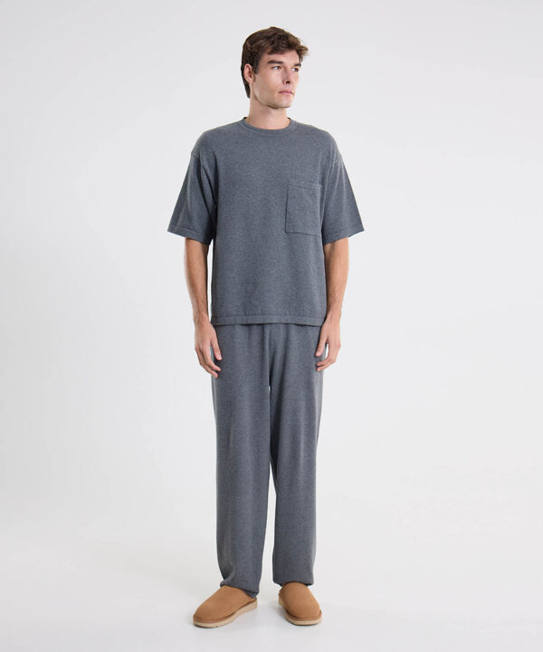 Camiseta Para Hombre Gris