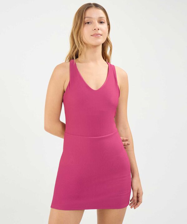 Vestido Para Mujer Fucsia image number null