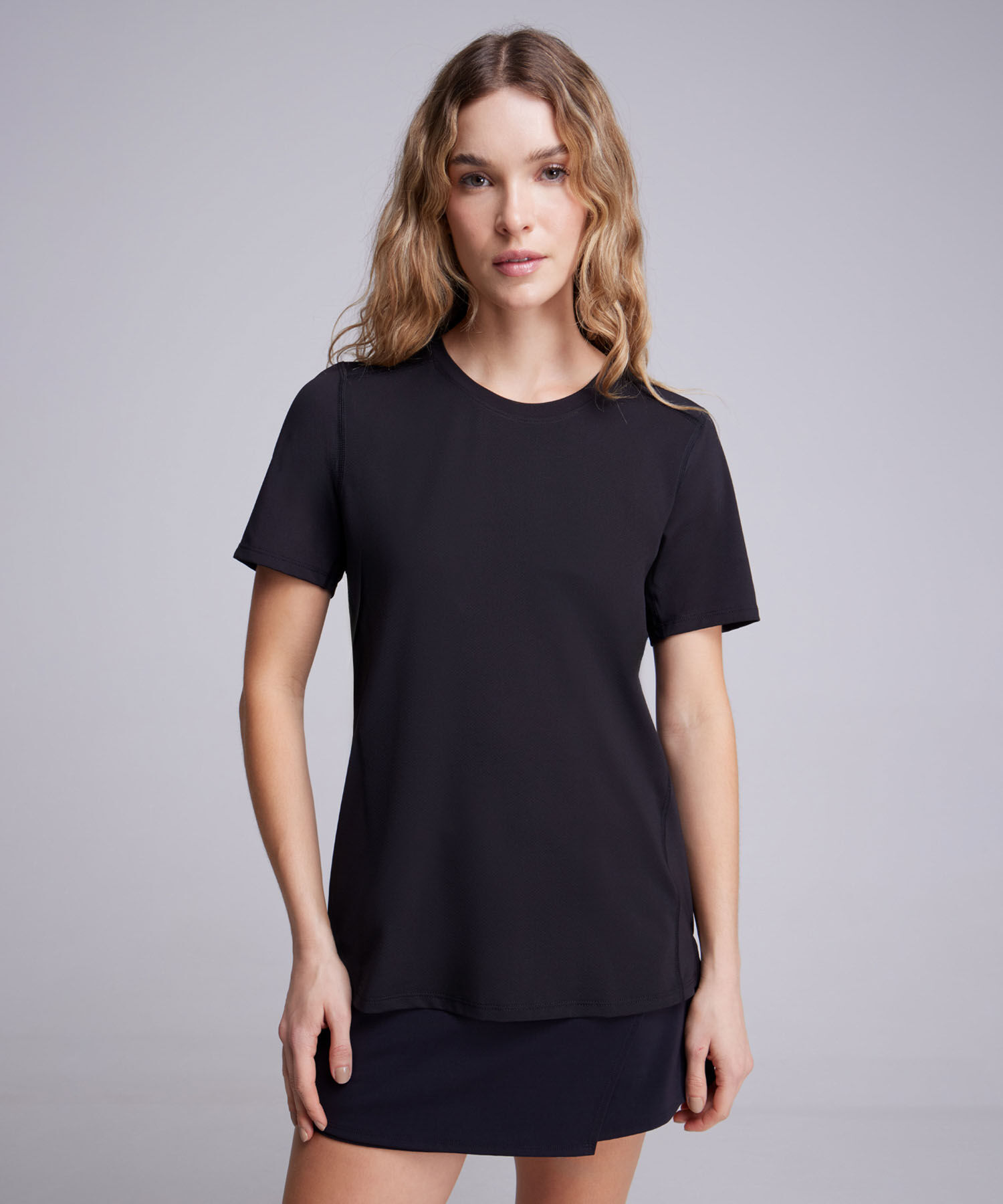 Camiseta Para Mujer Negro