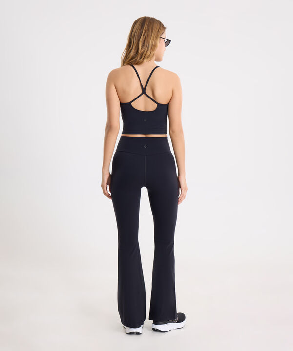 Set Deportivo con Crop Top Ligero y Leggins Flare Aerius Skin,  image number null