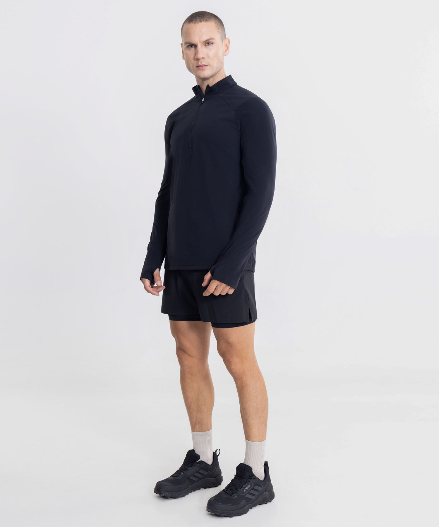 Bermuda Para Hombre Negro