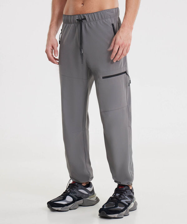 Pantalon Para Hombre Gris image number null