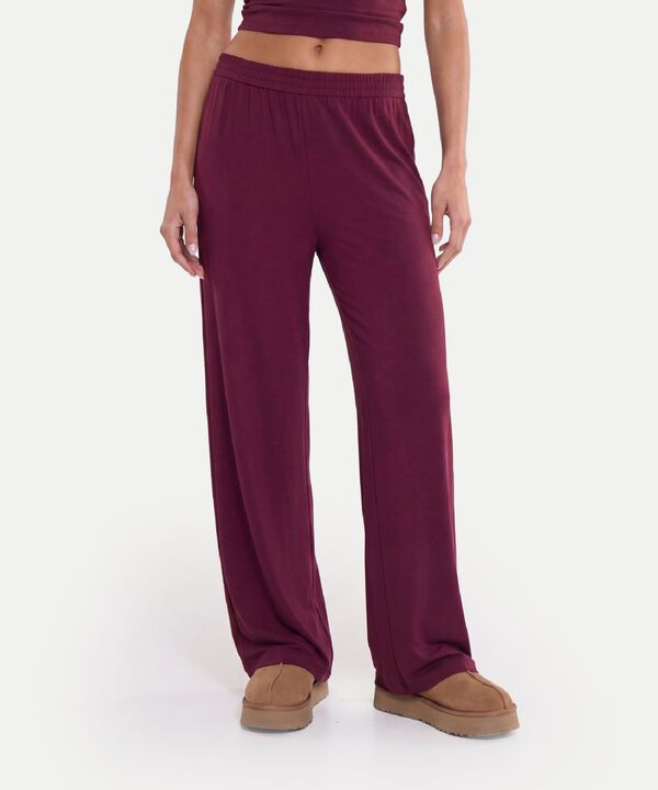 Pantalon Para Mujer Vino