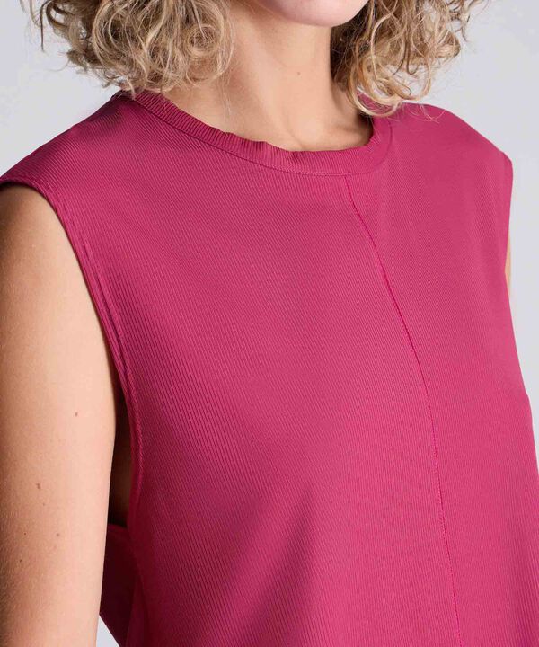 Camiseta Para Mujer Fucsia image number null