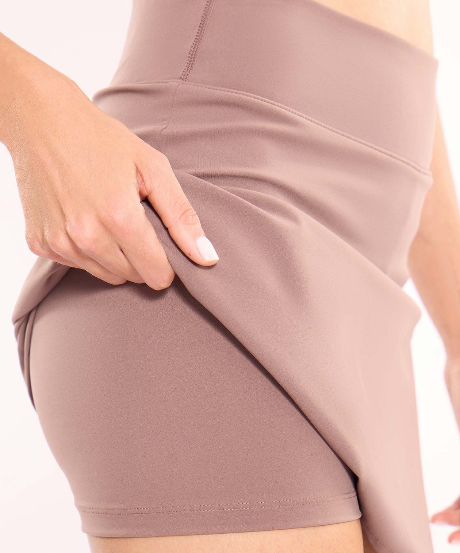 Falda Para Mujer Cafe