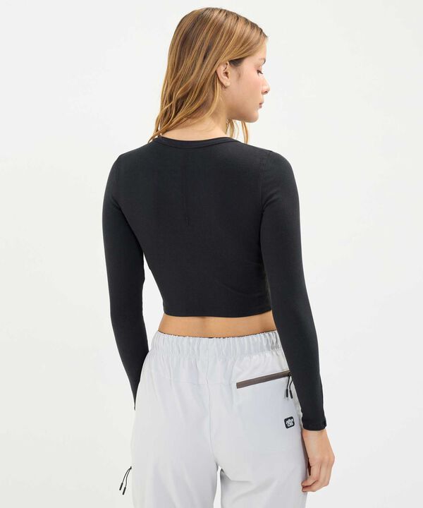 Camiseta Para Mujer Negro