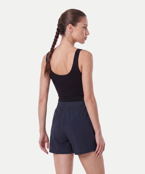 Camiseta Para Mujer Negro