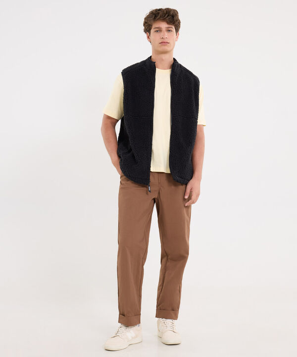 Chaleco Para Hombre Negro image number null