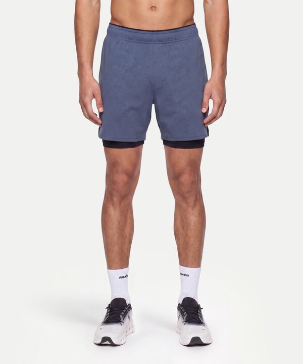 Bermuda Para Hombre Azul image number null