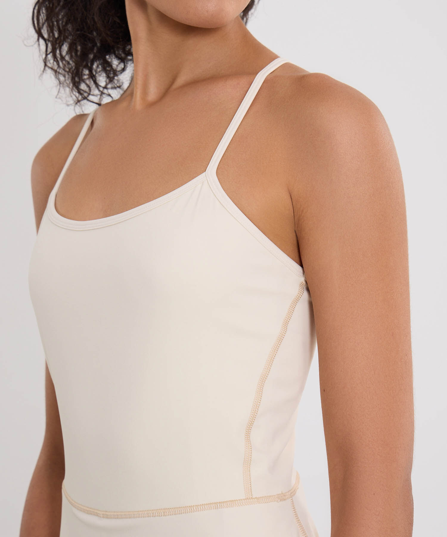 Vestido Para Mujer Crema