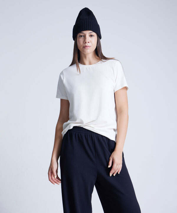 Camiseta Para Mujer Marfil image number null