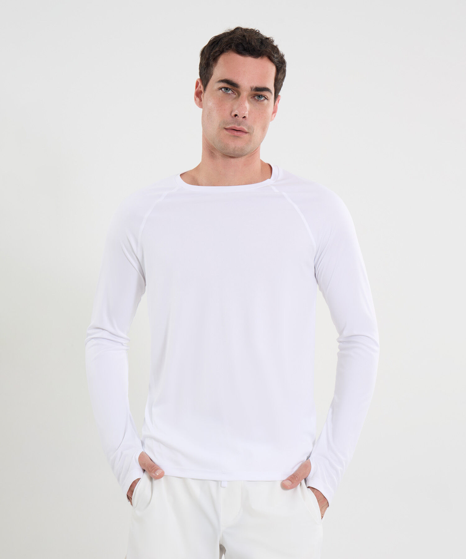 Camiseta Para Hombre Blanco