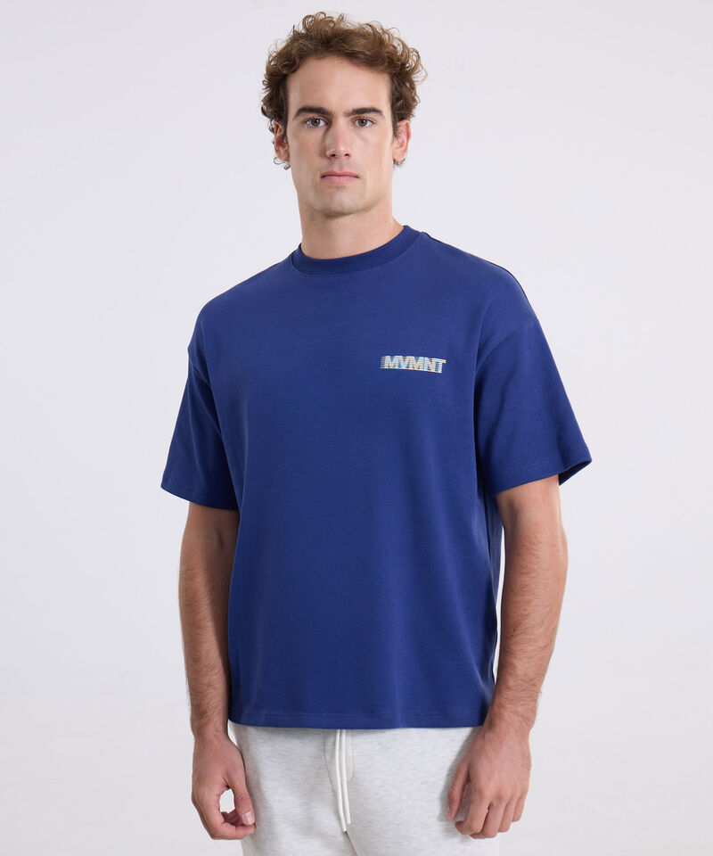 Camiseta Para Hombre AzulOscuro