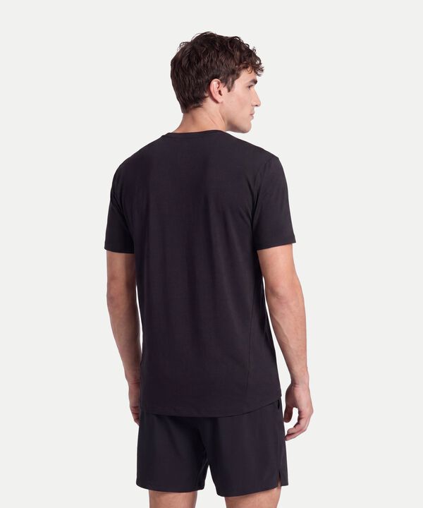Camiseta Para Hombre Negro