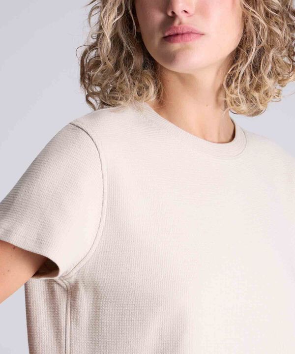 Camiseta Para Mujer Beige image number null