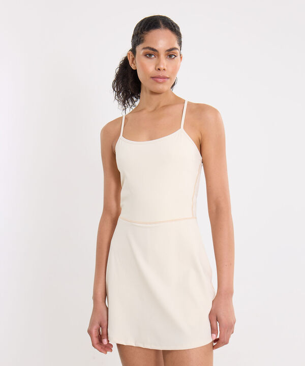 Vestido Para Mujer Crema image number null