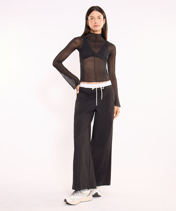 Camiseta Para Mujer Negro