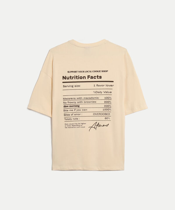 Camiseta Para Hombre Crema image number null