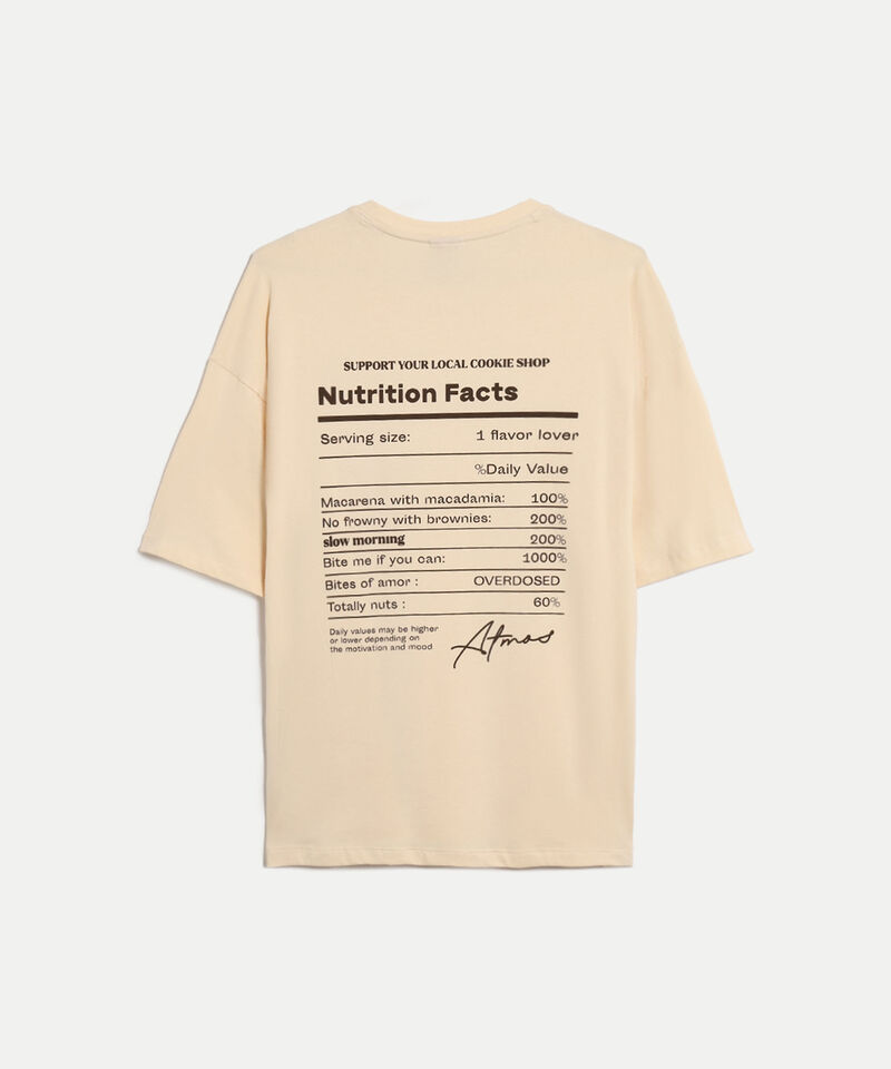 Camiseta Para Hombre Crema