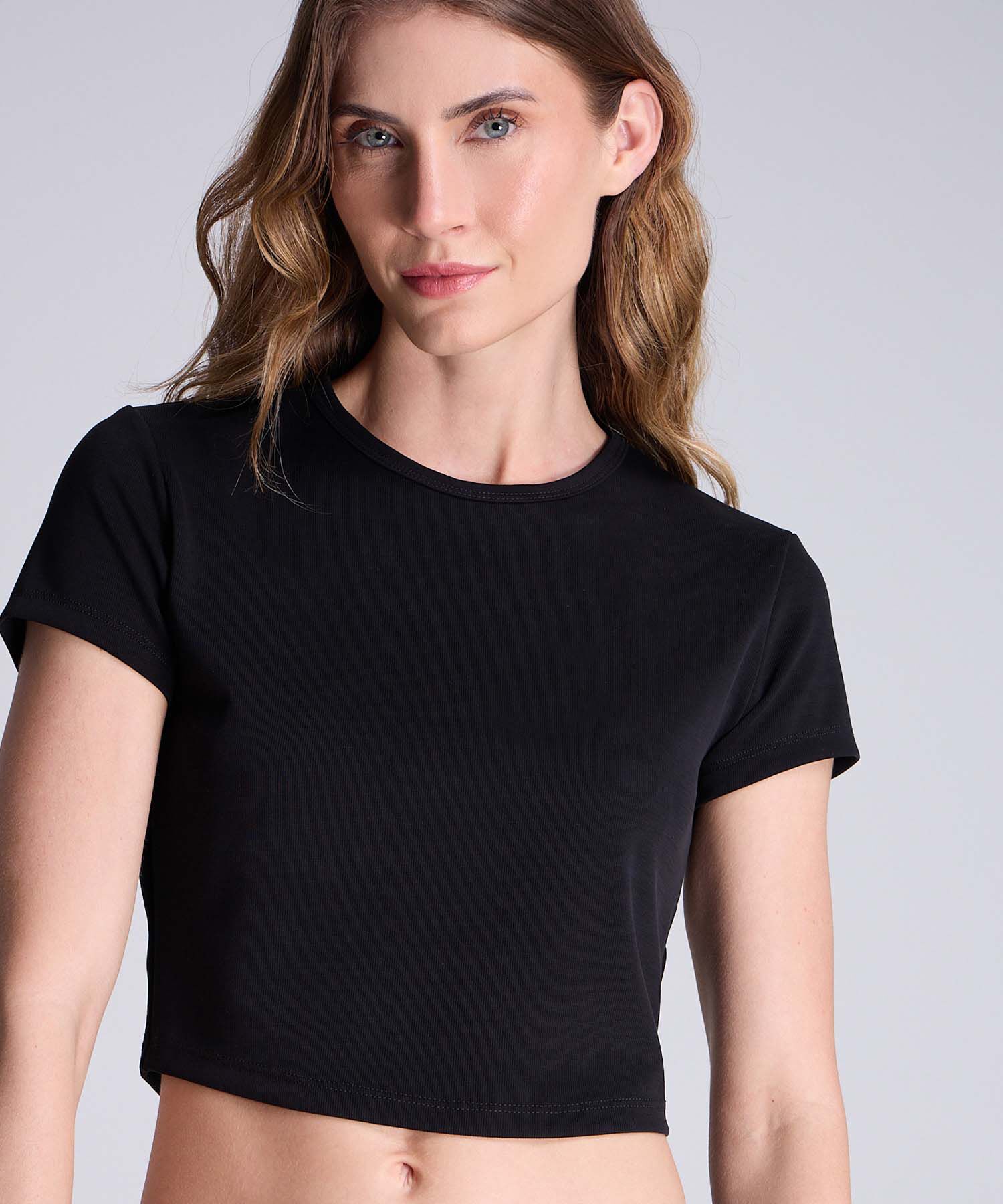 Camiseta Para Mujer Negro