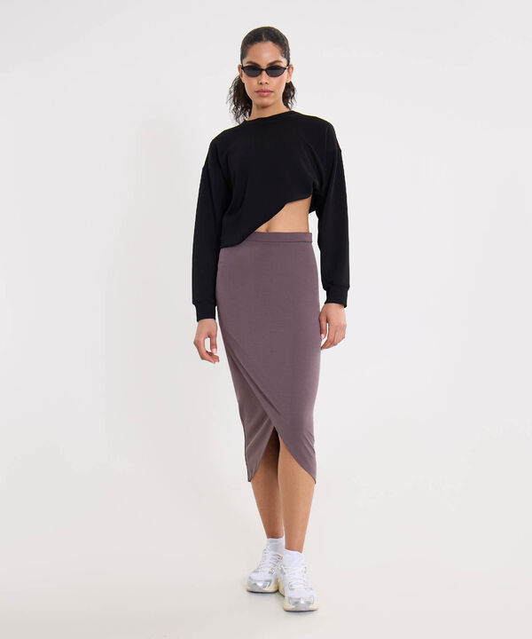Falda Para Mujer Morado image number null