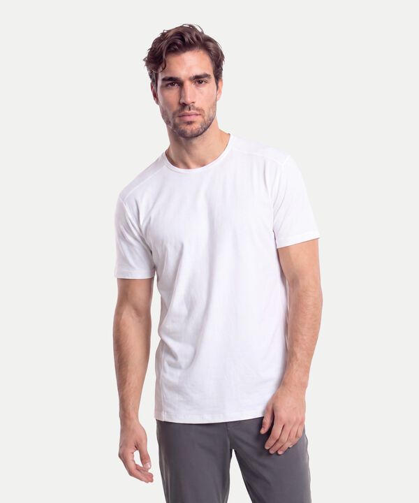 Camiseta Para Hombre Blanco image number null