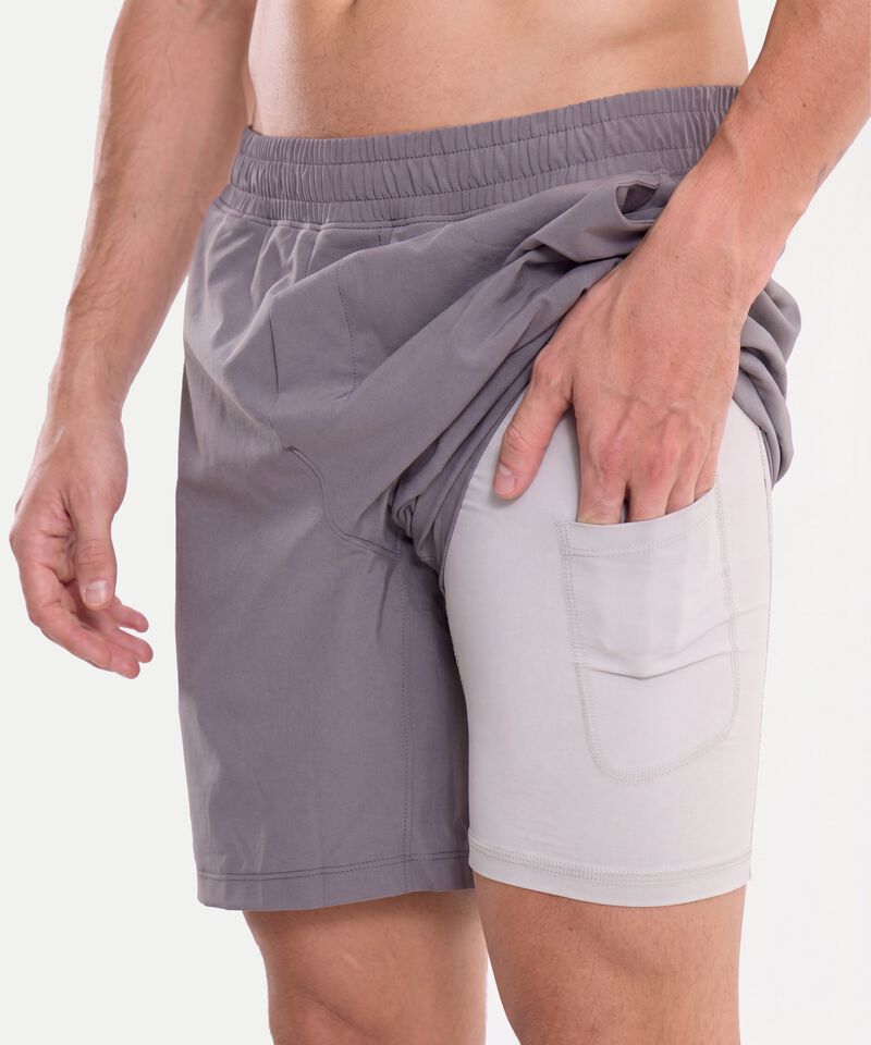Bermuda Para Hombre GrisOscuro