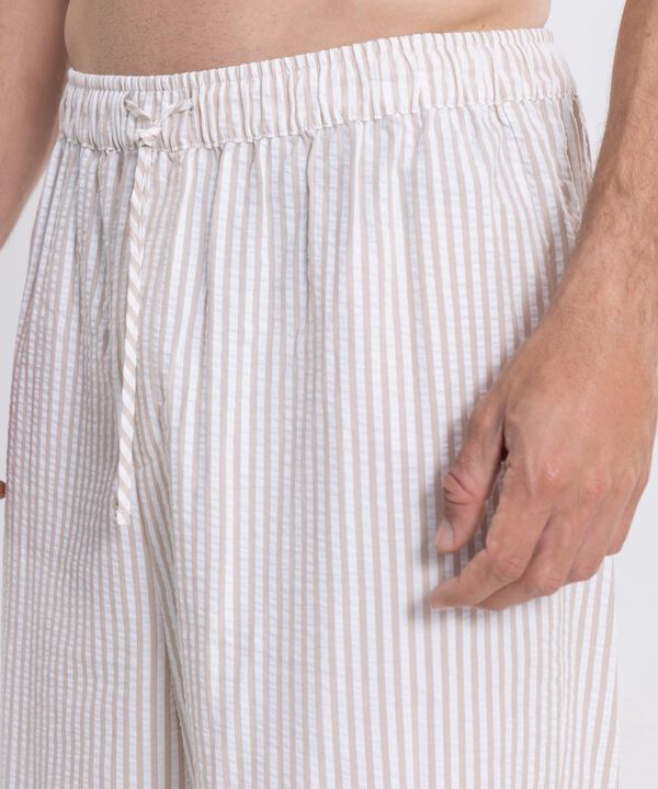 Pantalon Para Hombre Beige