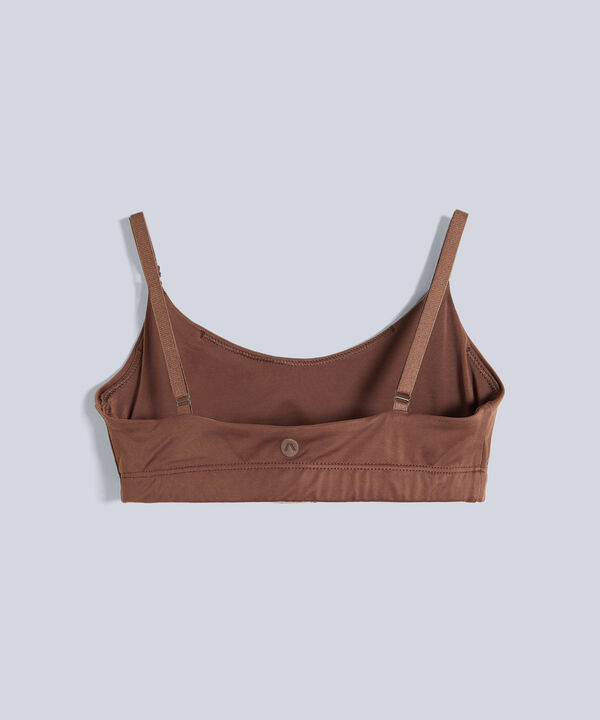 Top Para Mujer Cafe image number null
