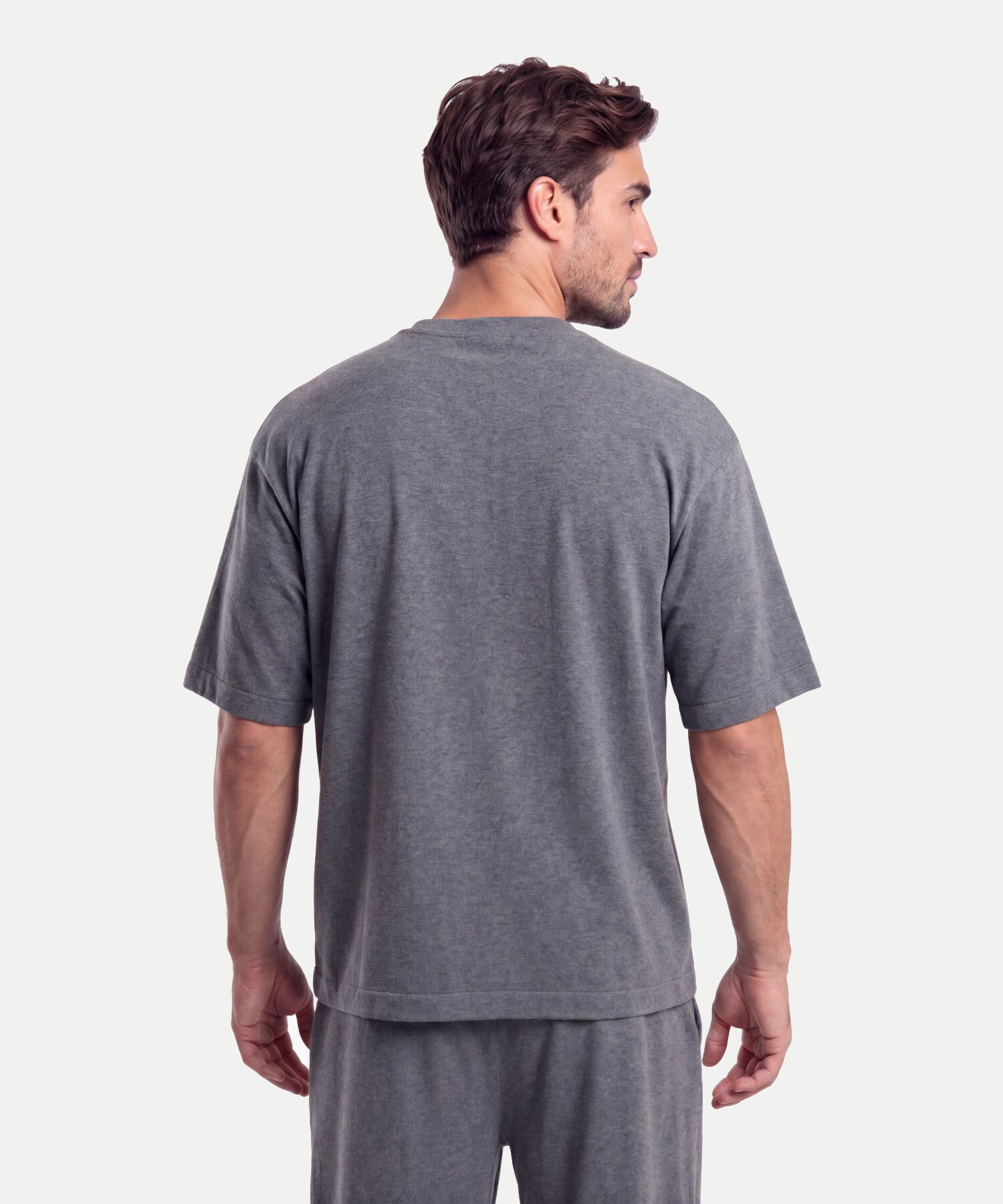 Camiseta Para Hombre Gris