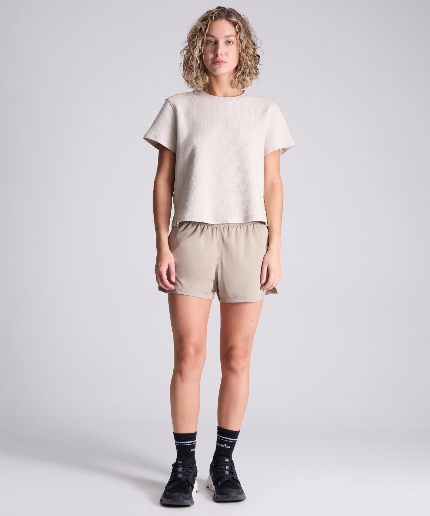 Camiseta Para Mujer Beige