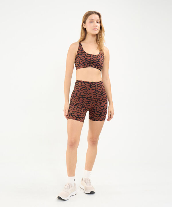 Short Para Mujer Cafe image number null