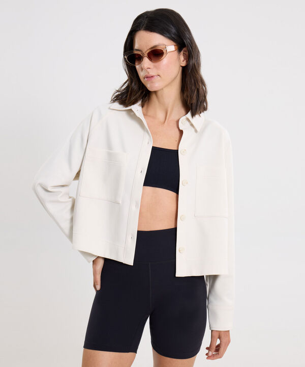 Chaqueta Para Mujer Beige image number null