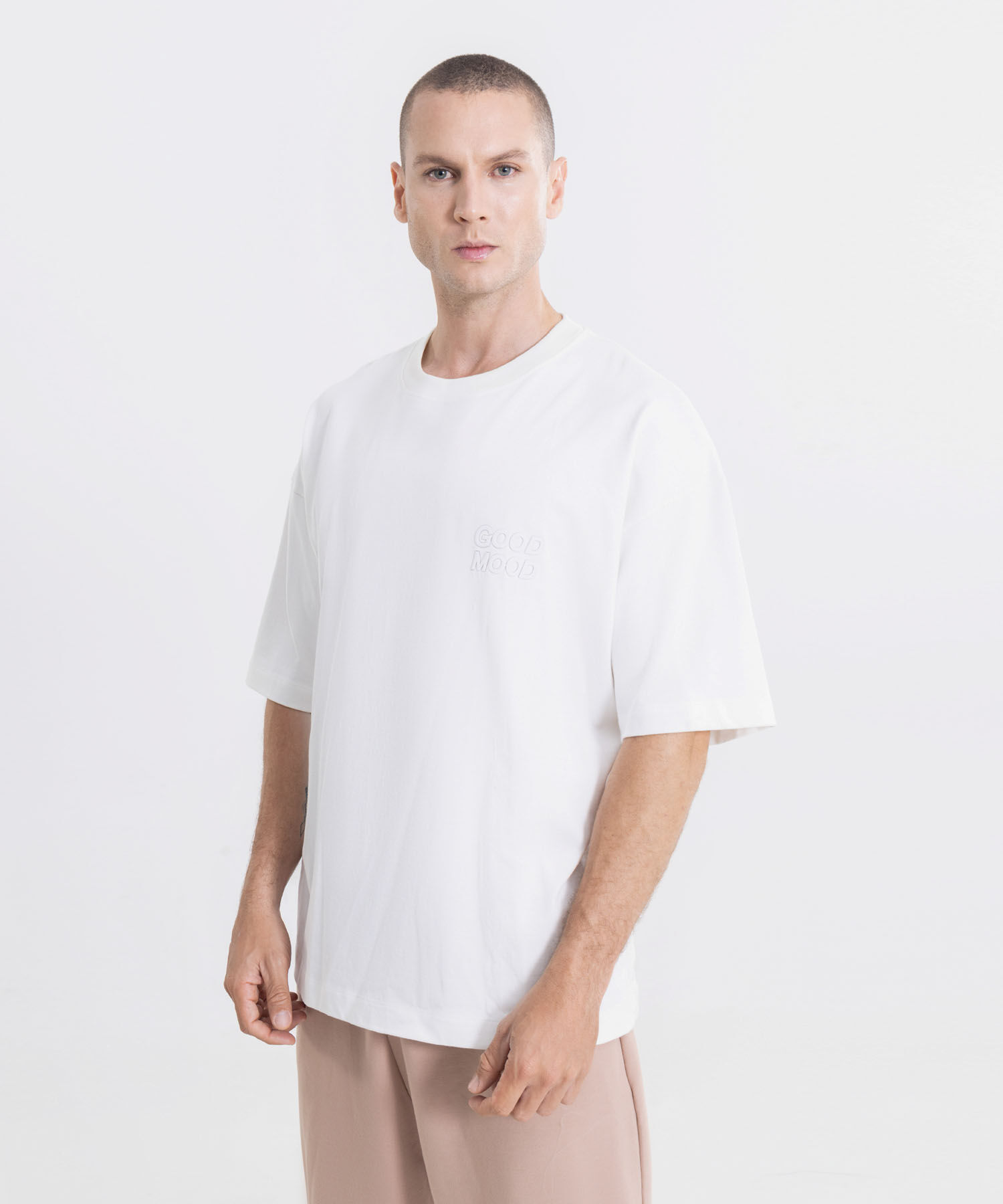 Camiseta Para Hombre Blanco