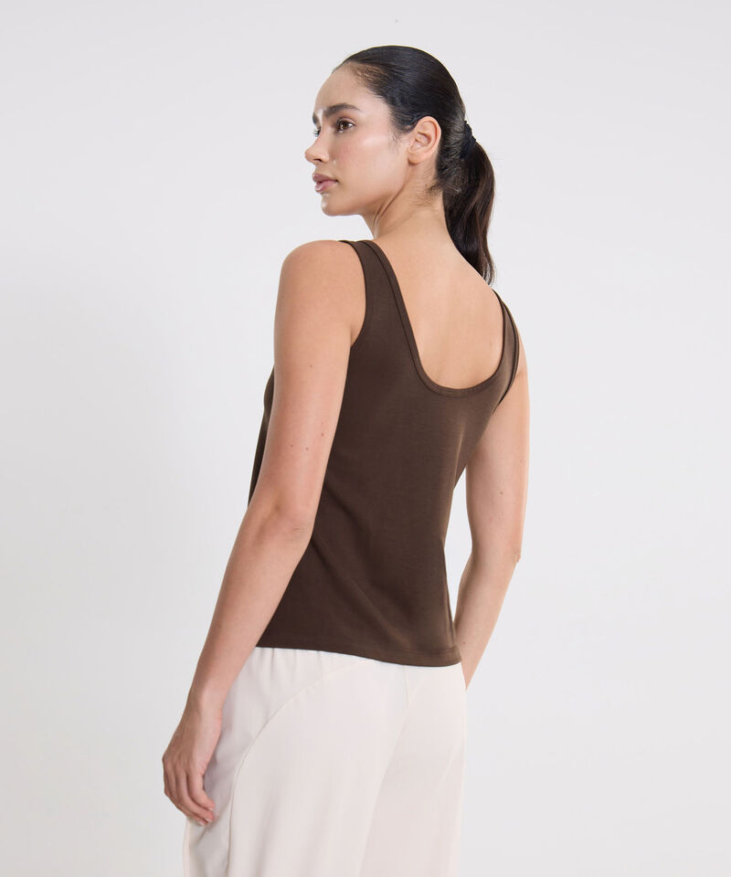 Camiseta Para Mujer CafeOscuro