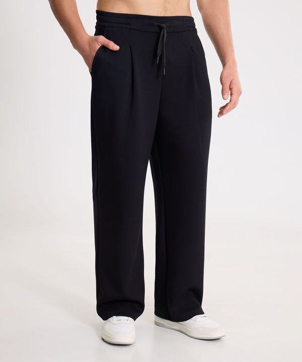 Pantalon Para Hombre Negro image number null
